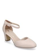 Women Court Sho Shoes Heels Pumps Classic Cream Tamaris