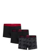 Trunk Triplet Design Boksershorts Black HUGO