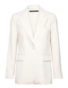 Harrie Suiting Single Breasted Blazers Single Breasted Blazers Cream F...