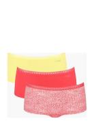 Sloggi Go Crush Short C3P Hipstertruse Undertøy Multi/patterned Sloggi