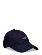 Shield Cotton Twill Cap Accessories Headwear Caps Navy GANT