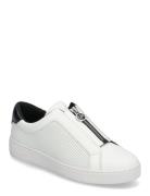 Keaton Zip Slip On Lave Sneakers White Michael Kors