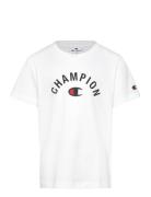 Ss Tee Tops T-shirts Short-sleeved White Champion